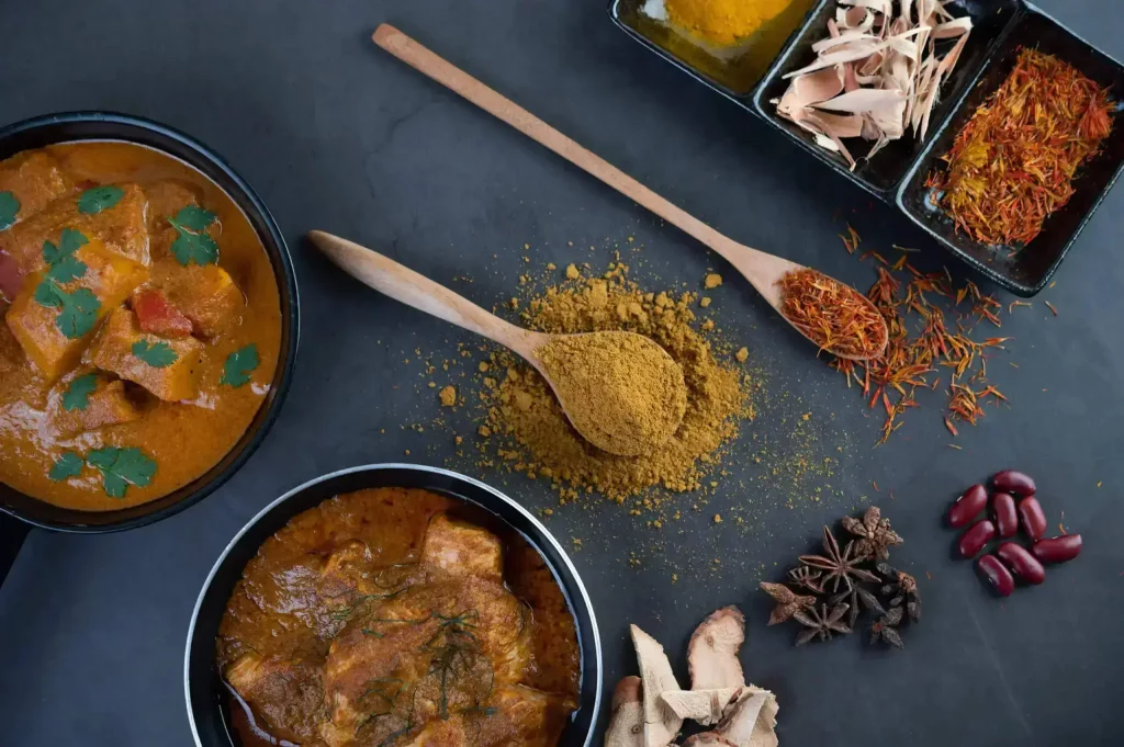 Curry in the pan